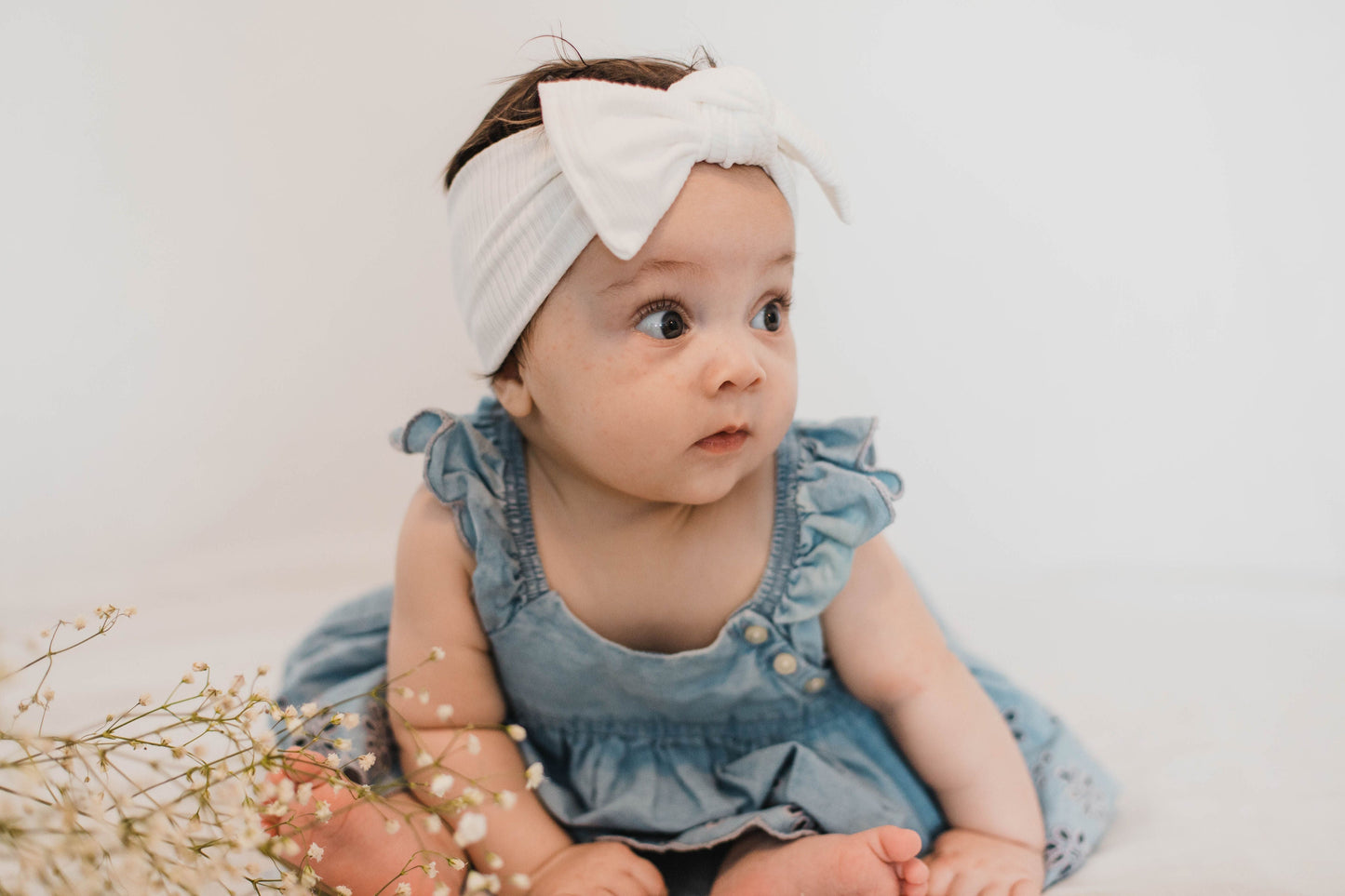 Cream Pointelle | Headwrap