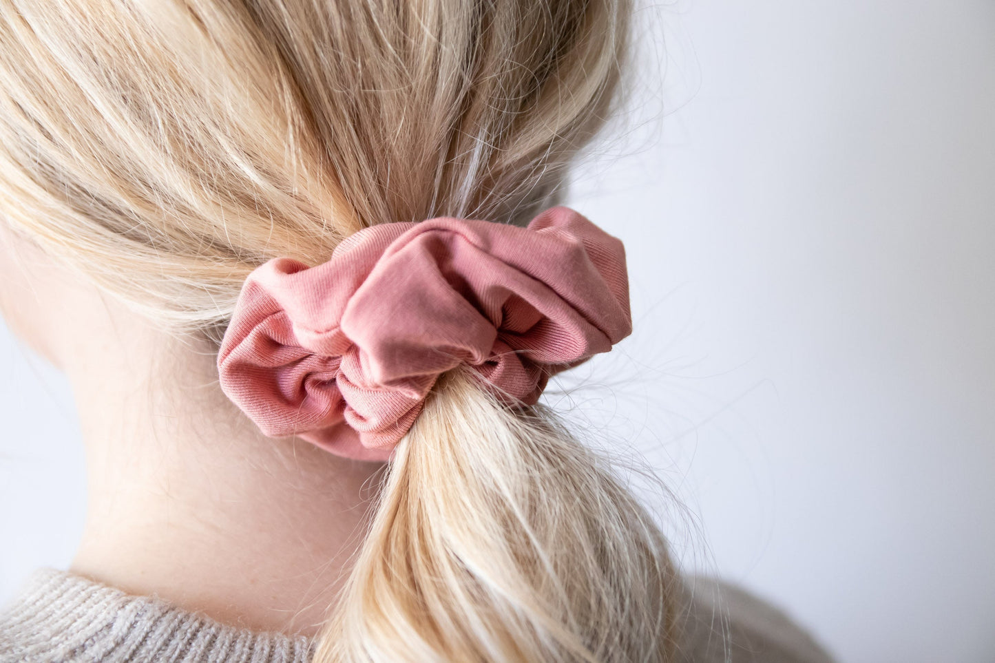 Purple Heather Pointelle | Scrunchie