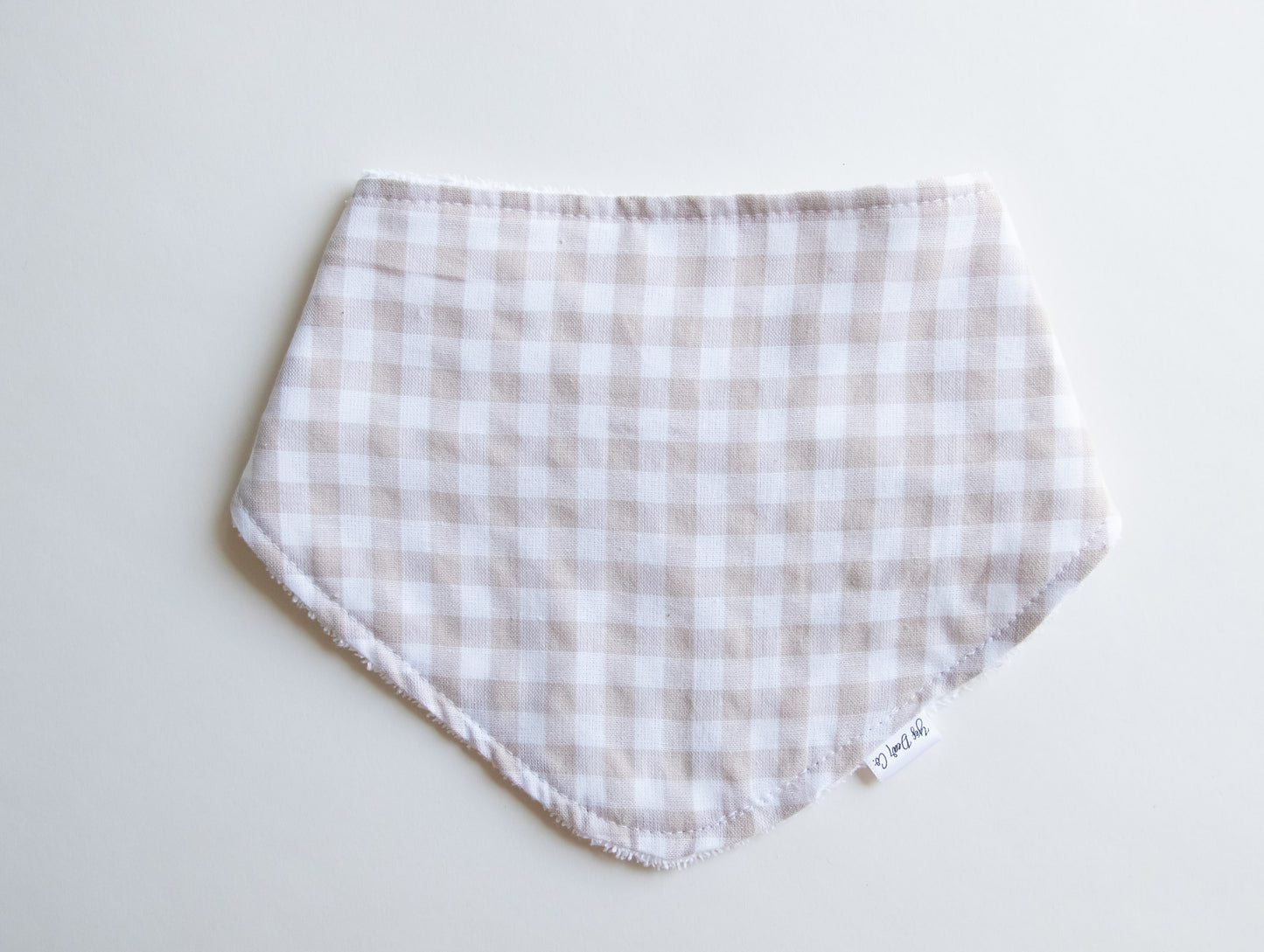Neutral Gingham | Bib