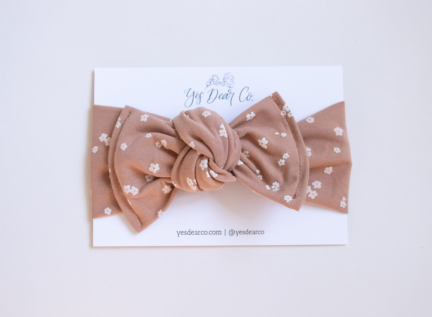 Small Brown Flowers | Headwrap