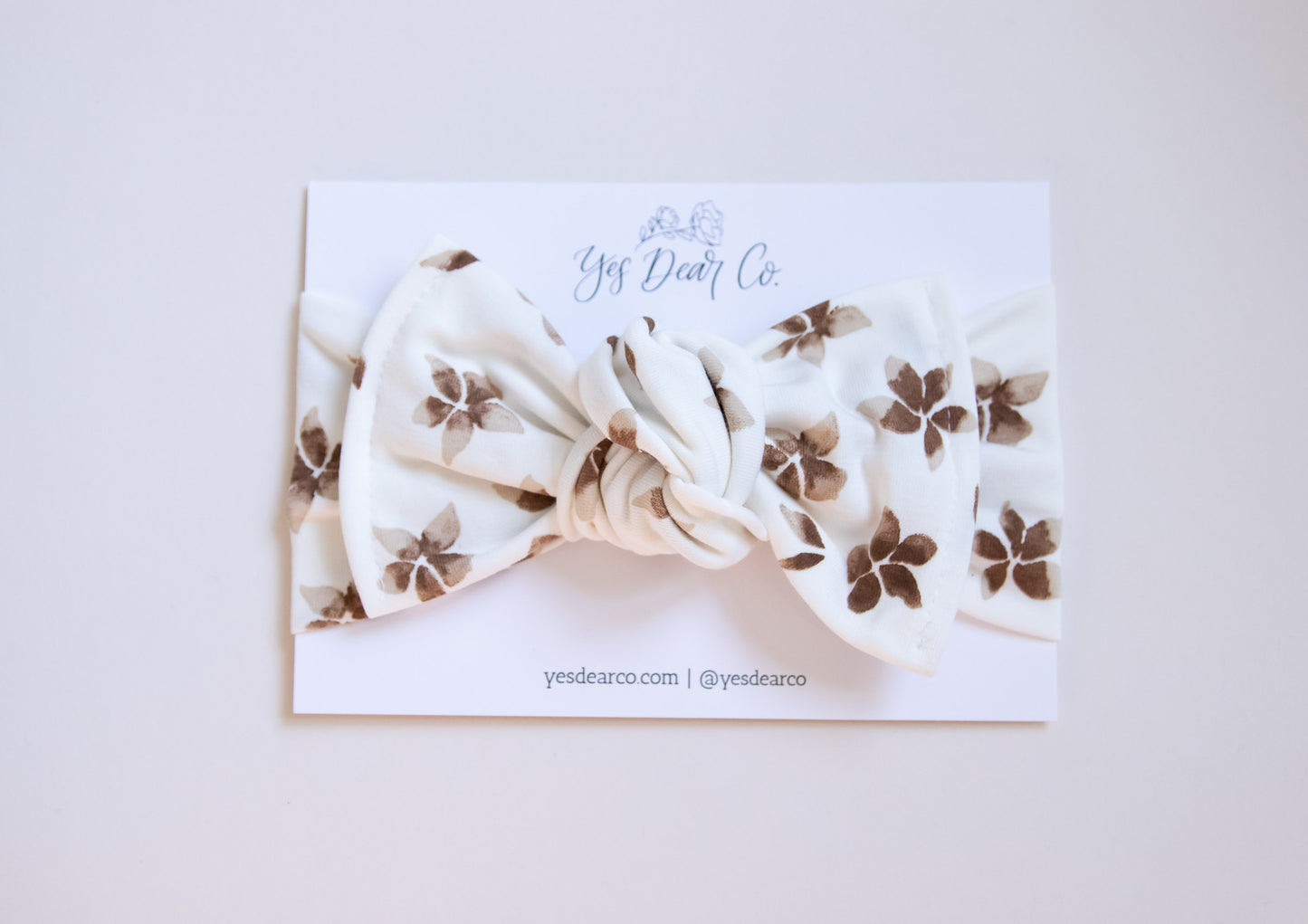 Cocoa Floral | Headwrap
