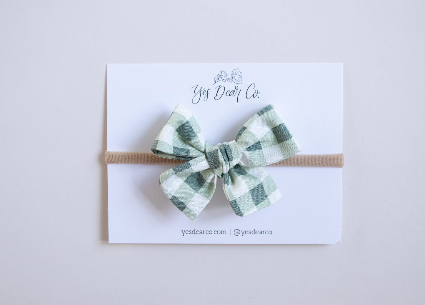 Green Plaid | Small Pinwheel