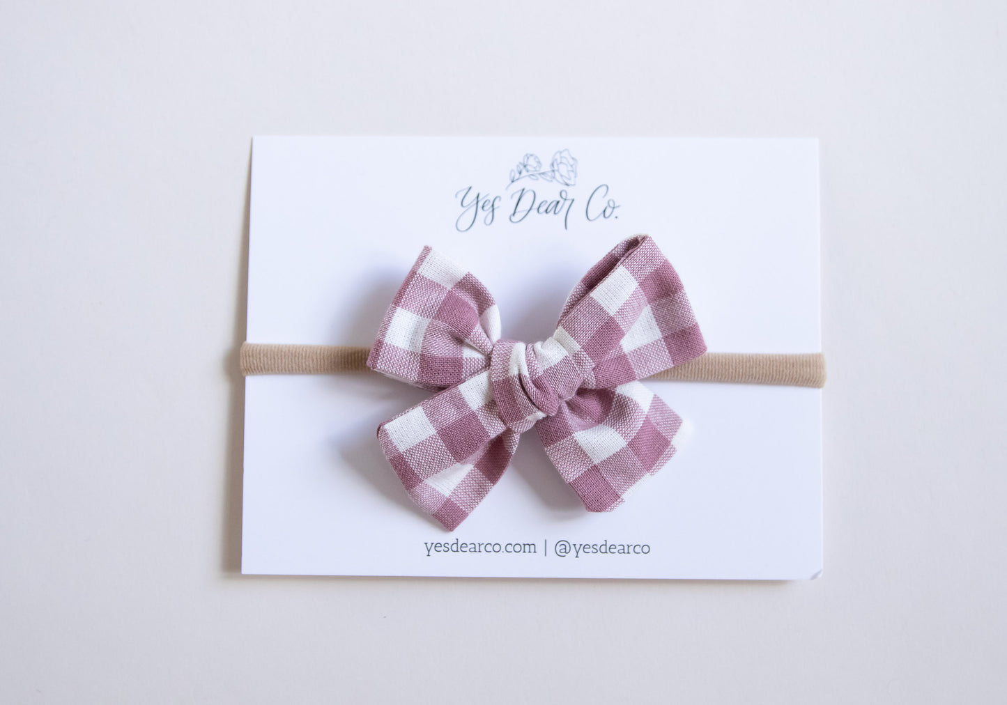 Plum Plaid | Small Pinwheel