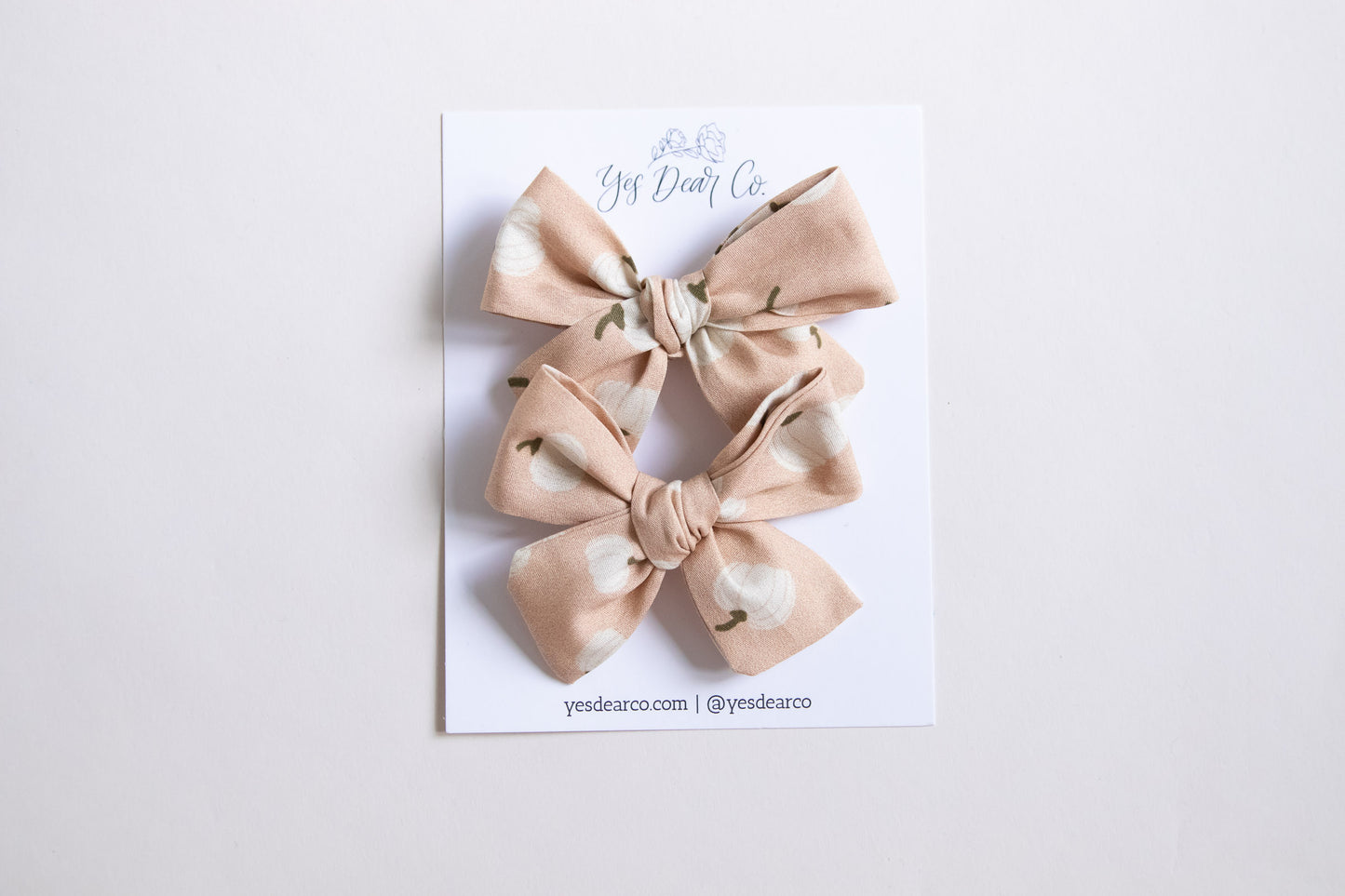Pumpkin Cream | Pigtail Bows