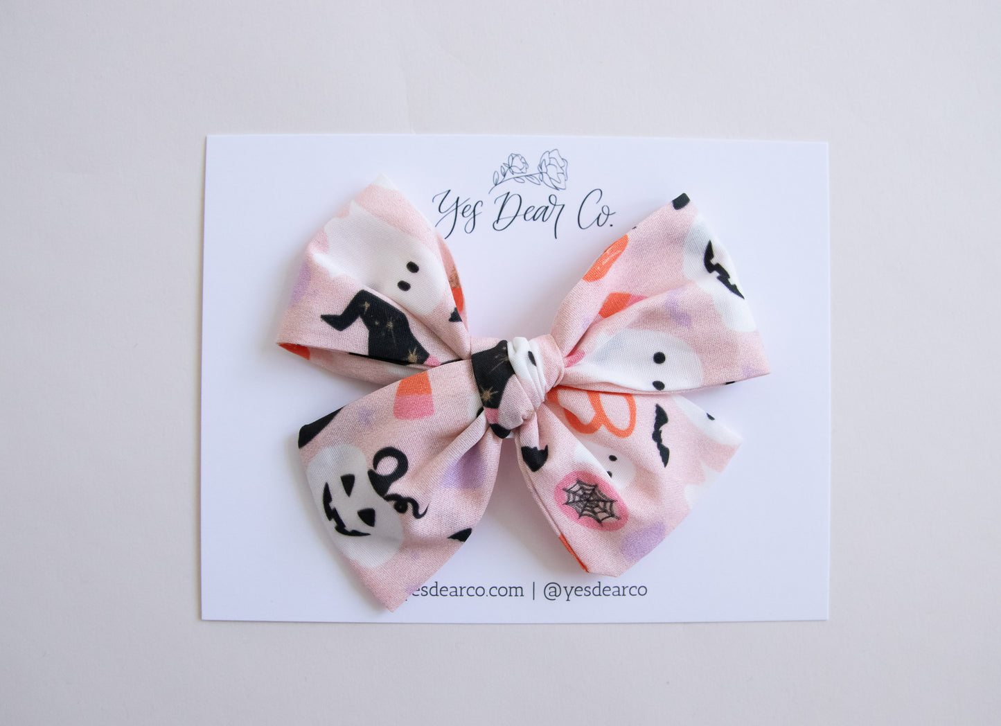 Boo Bow | Large Pinwheel