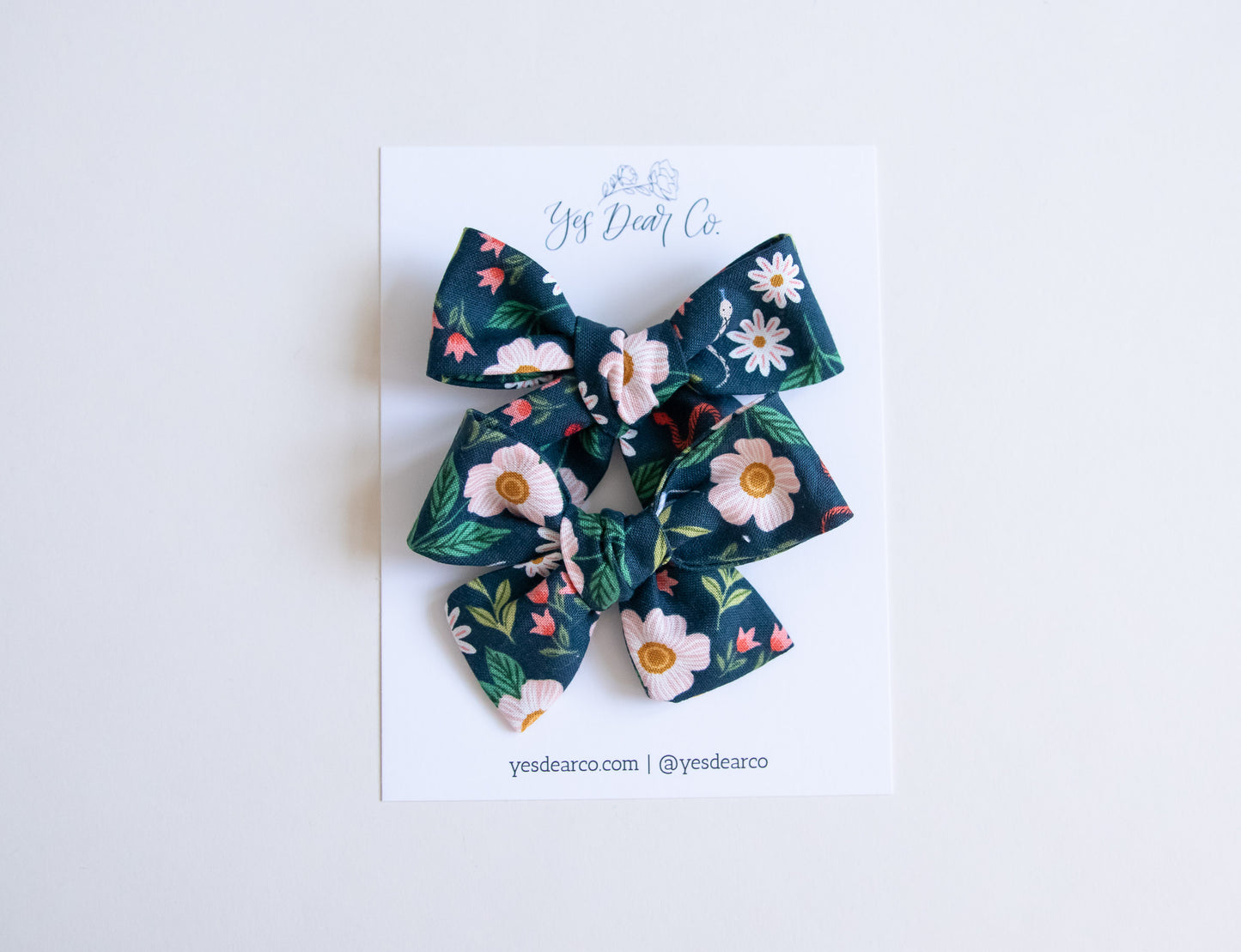 Midnight Garden | Pigtail Bows