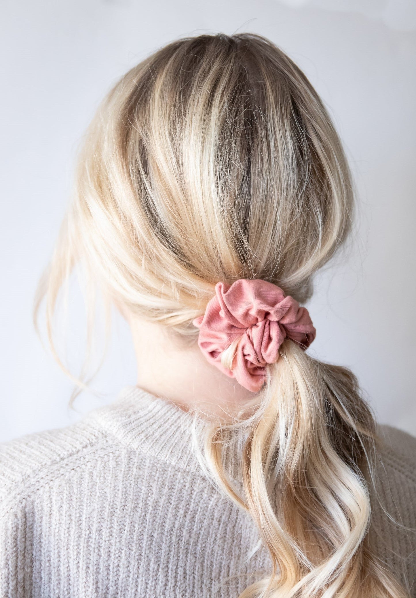 Soft Pink Flowers | Scrunchie