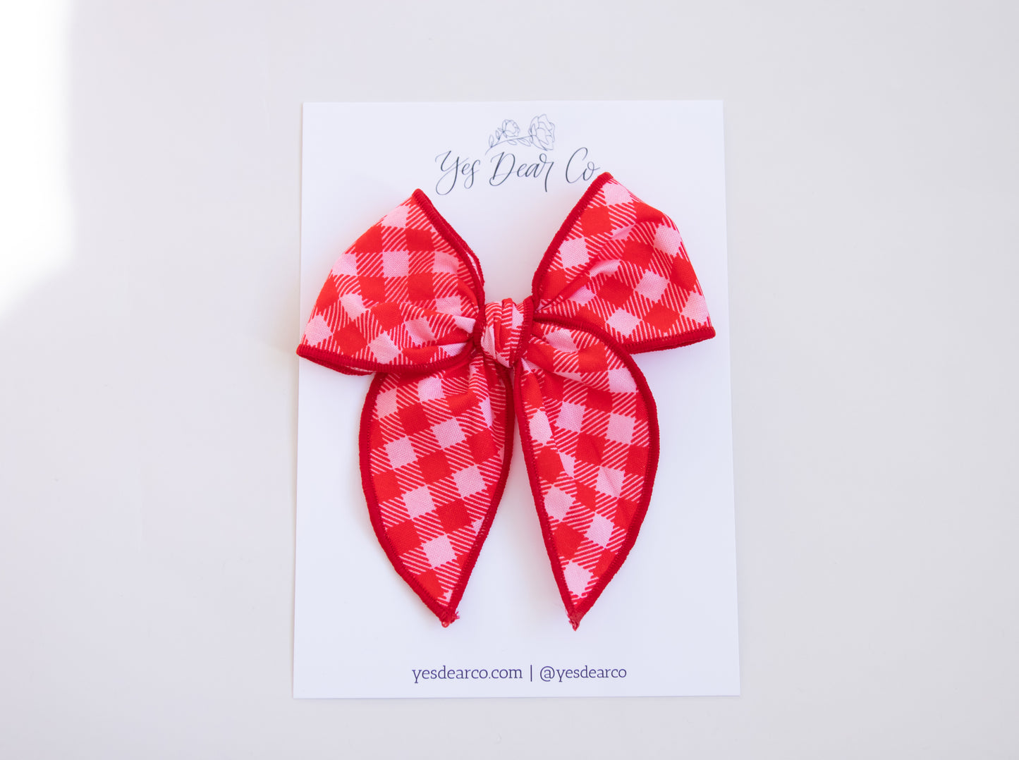 Pink/Red Gingham | Whimsy