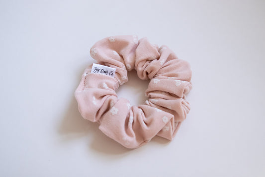 Soft Pink Flowers | Scrunchie