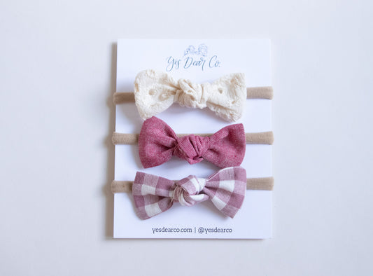 Berry Knot Bow Set