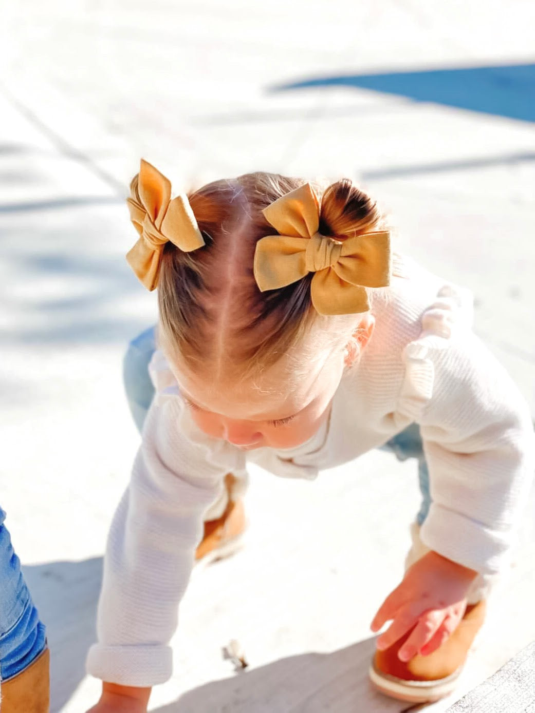 Flax | Pigtail Bows