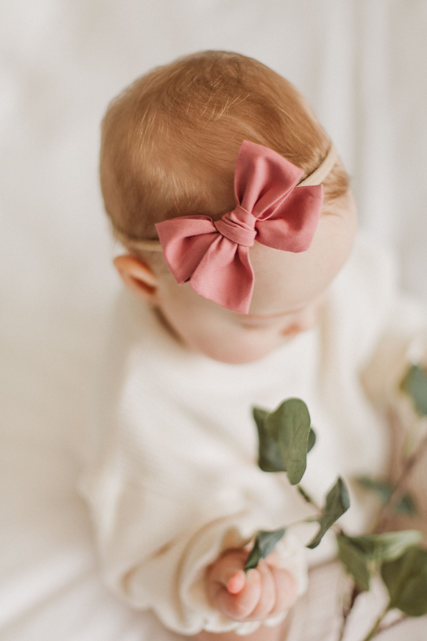 Dusty Rose Bow Set