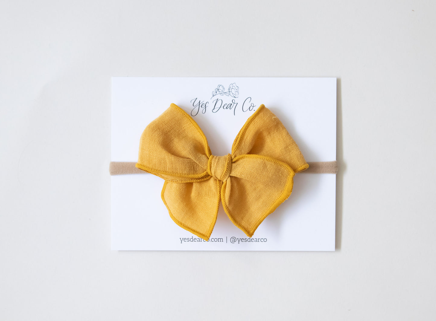 Mustard Linen | Petite Whimsy