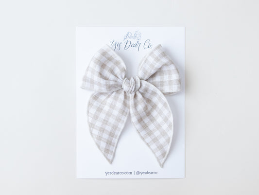 Neutral Gingham | Whimsy