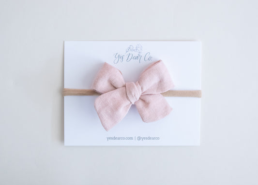 Blush Linen | Small Pinwheel