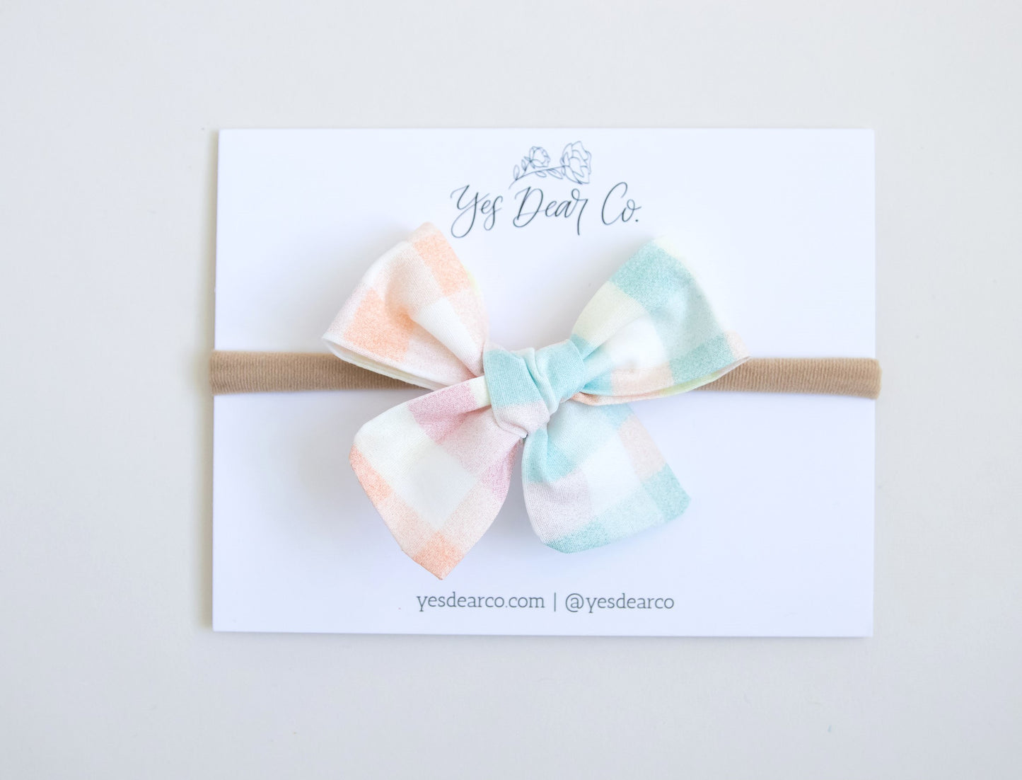 Pastel Plaid | Small Pinwheel