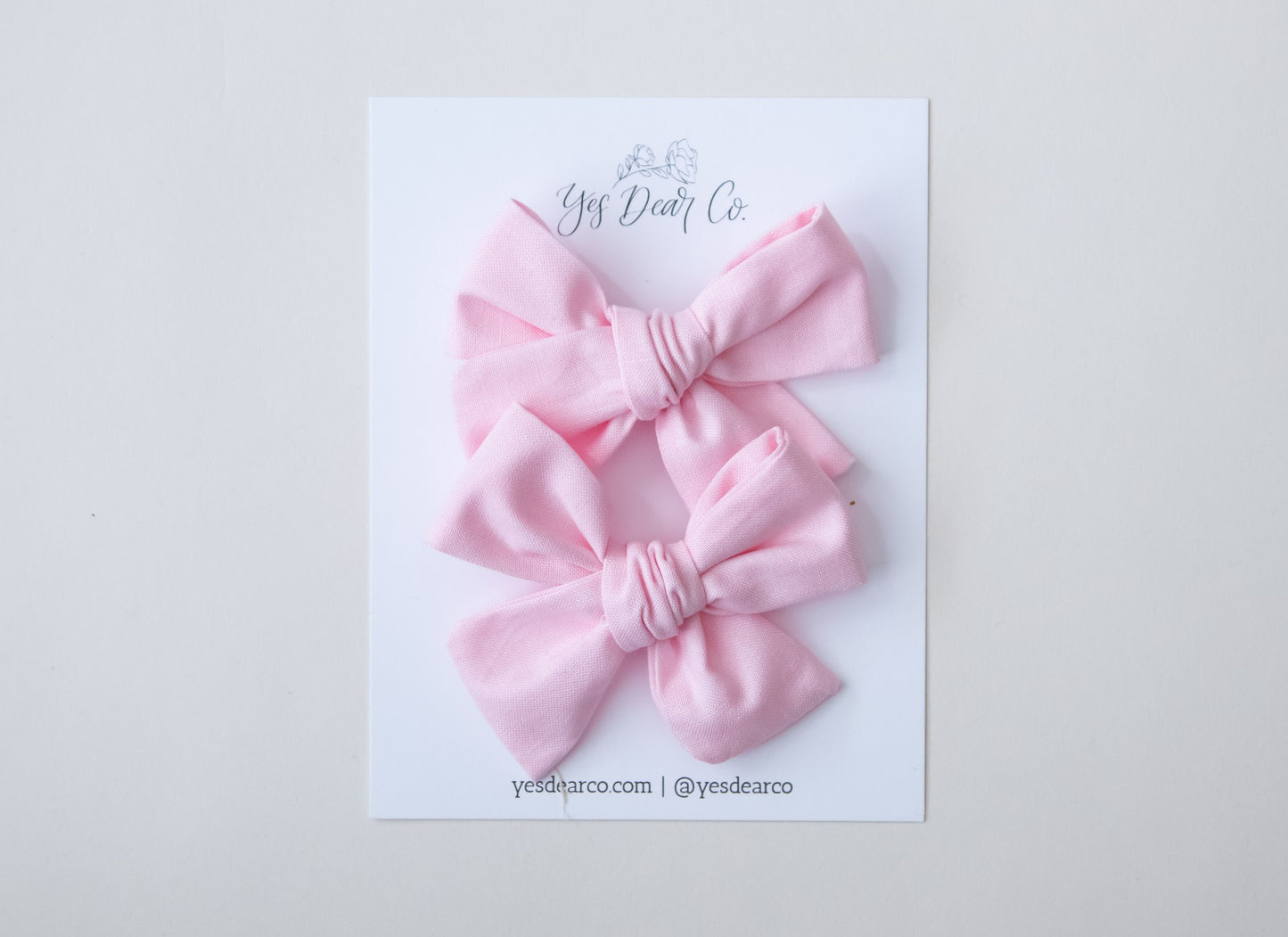 Perfectly Pink | Pigtail Bows
