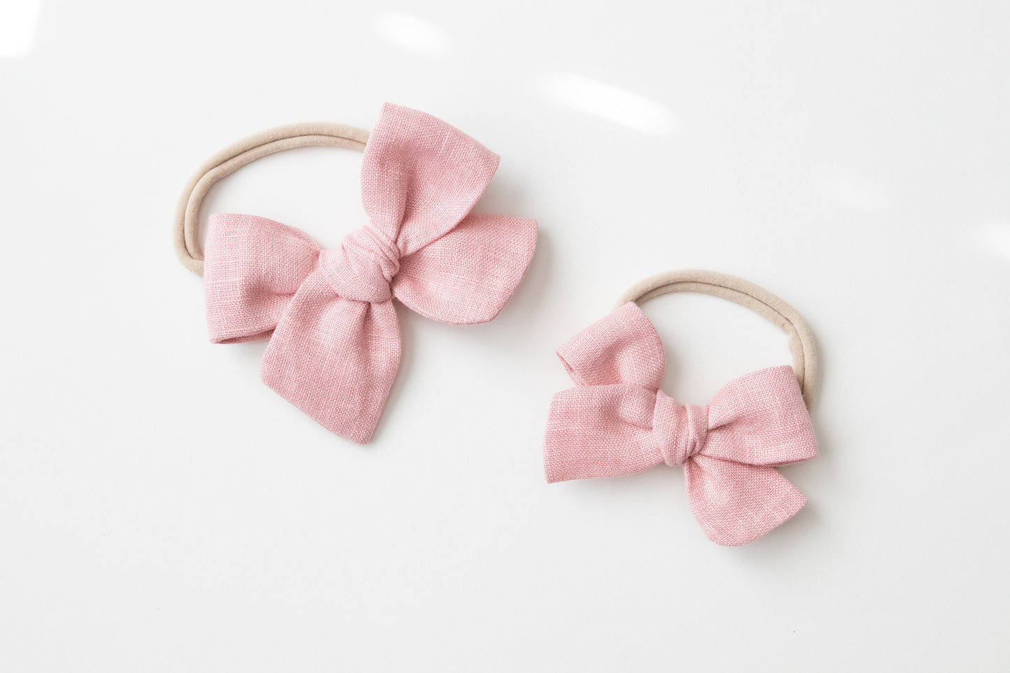 Pink Linen | Small Pinwheel