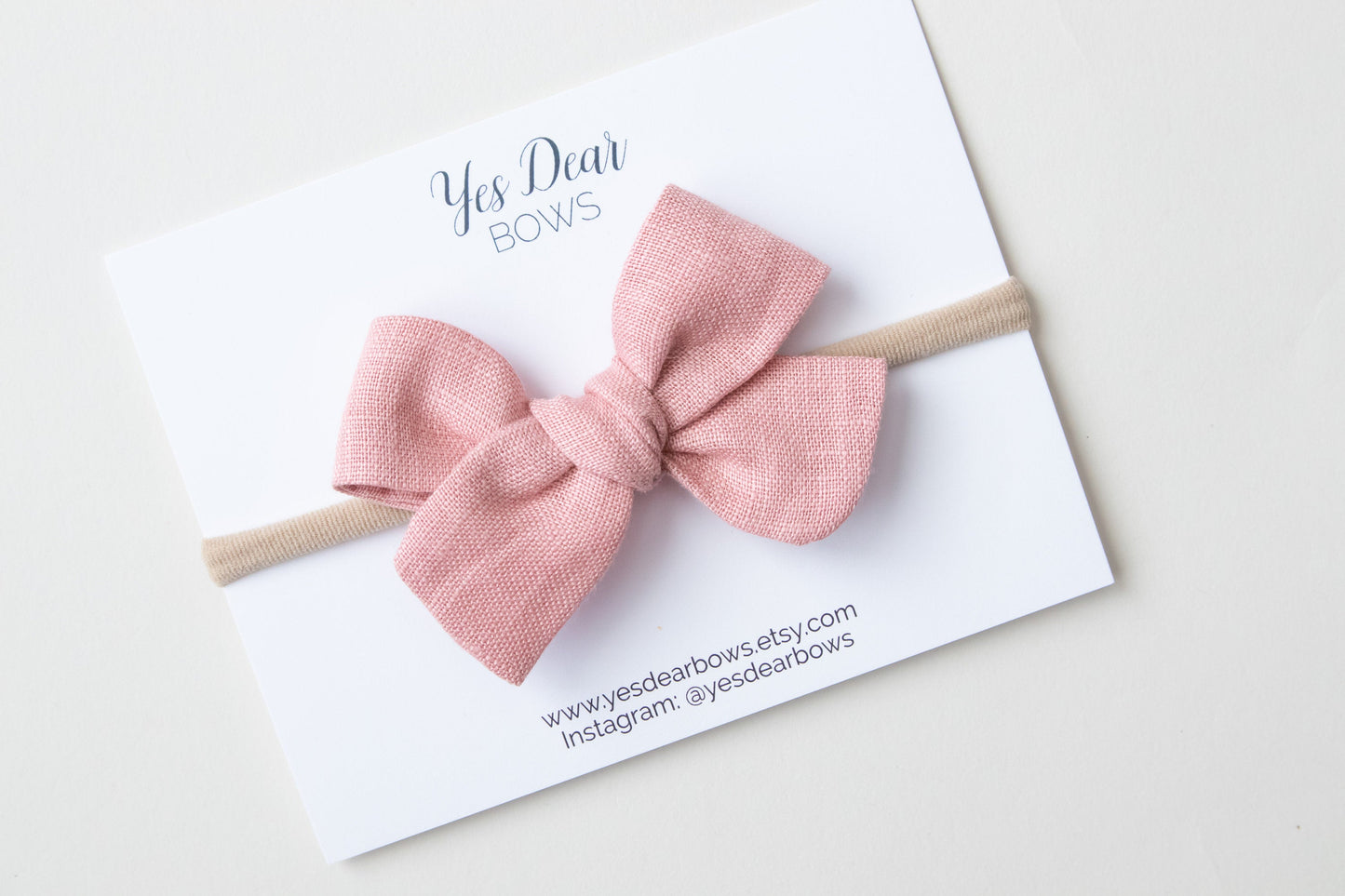 Pink Linen | Small Pinwheel